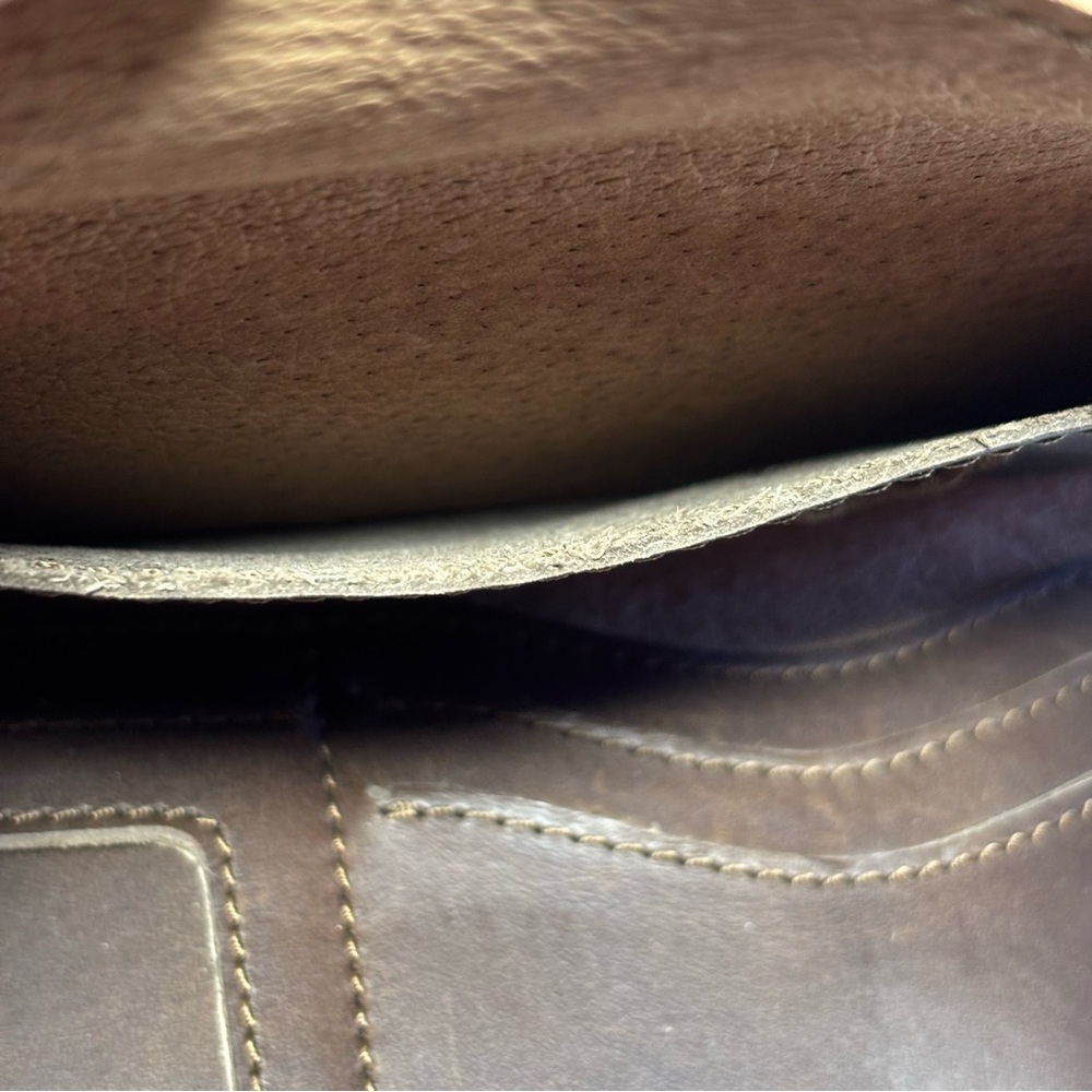 Saddleback On The Go Leather Wallet Dark Brown UNISEX - Picture 6 of 10